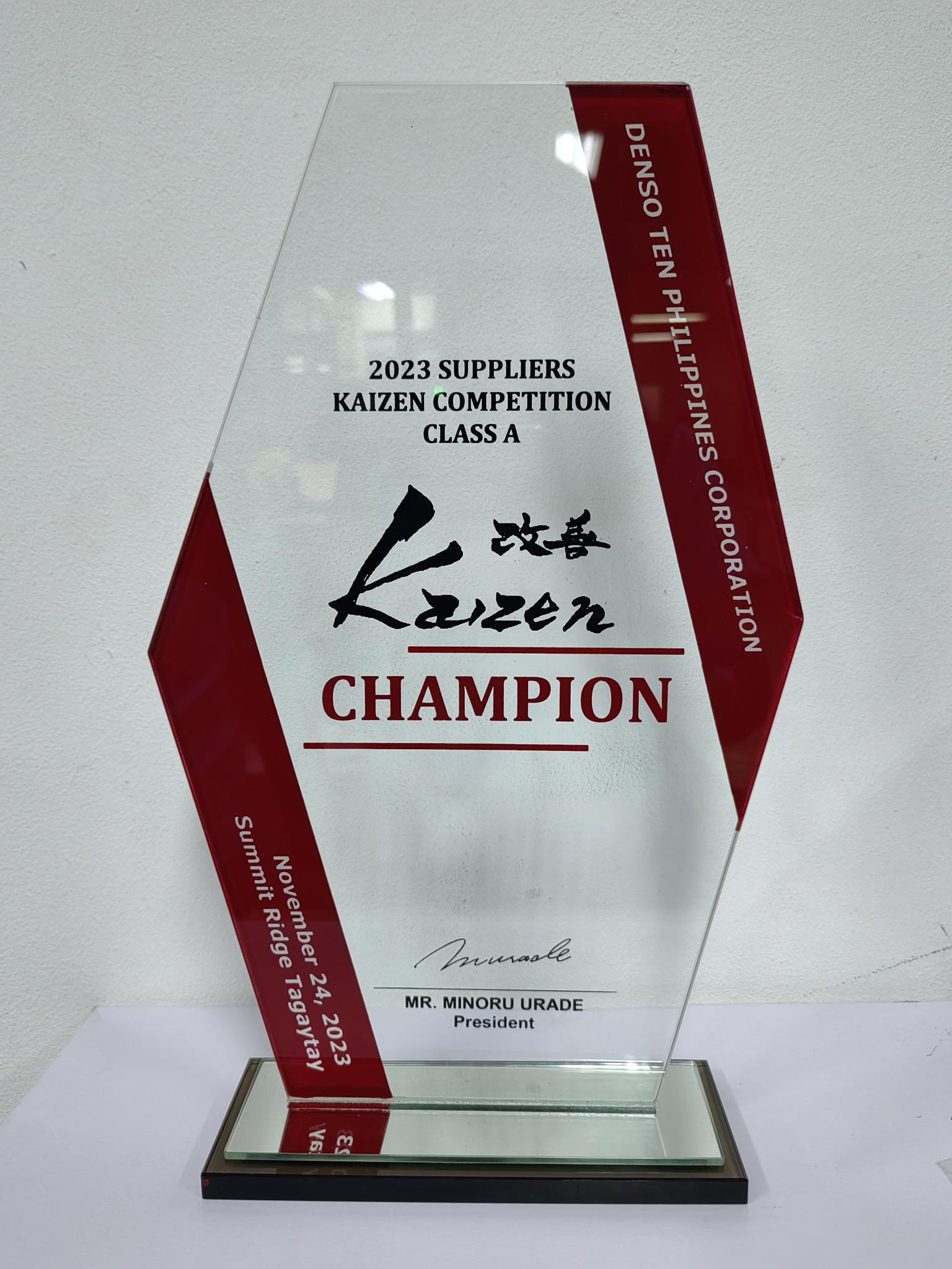 2023 TNPH SUPPLIERS KAIZEN COMPETITION CLASS A CHAMPION