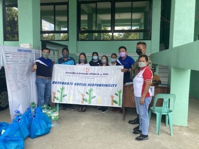 Photo of Donation for Taal Volcano Eruption Evacuees